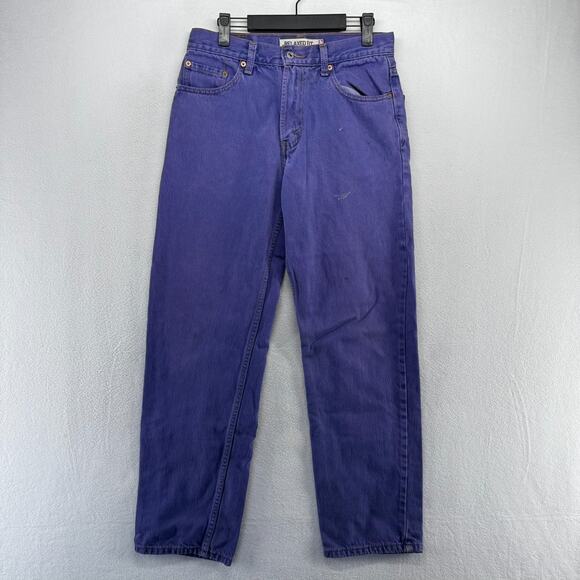 Vintage Levis Jeans Men's 30x32 Fits 30x30 Purple 550 Relaxed Loose Baggy y2k - Picture 2 of 12